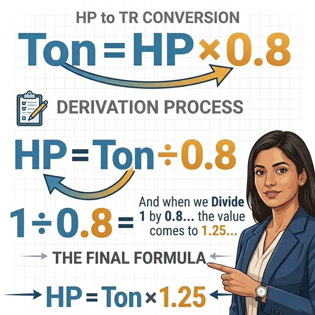 VRV/VRFSystem HP to Ton Conversion